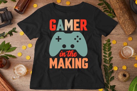 Elevate Your Style with Gamer in the Making T-Shirt Designs