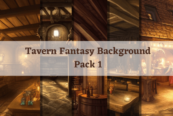 Fantasy Backgrounds Tavern Pack 1: A Strategic Asset for Creative Projects