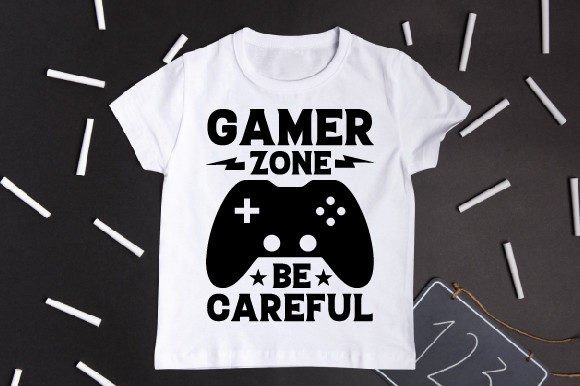 Gamer Zone Typography: Creativity in Digital Merchandising