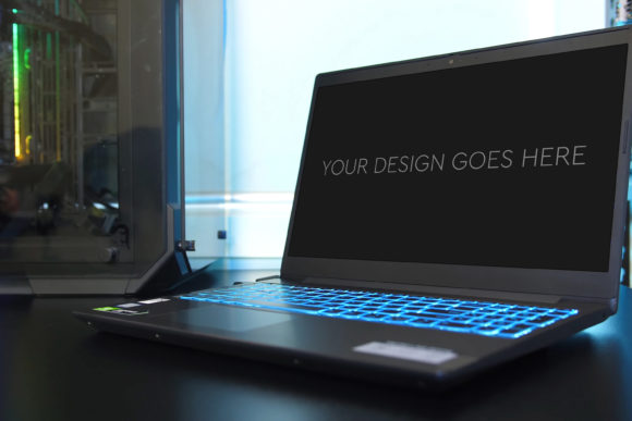 Gaming Laptop Mockup 10: The Professional’s Tool for Presenting Digital Design
