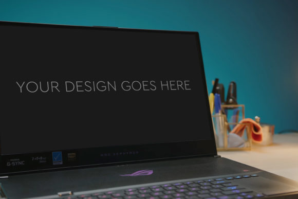 Gaming Laptop Mockup 38: A Practical Tool for Presenting Your Digital Designs