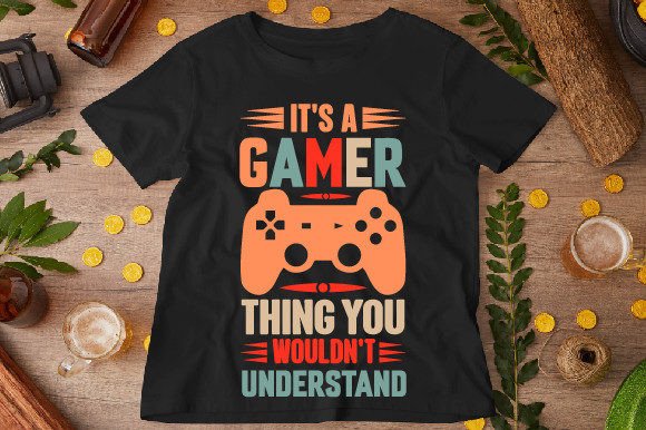 It's a Gamer Thing: Evaluating a Versatile Typography T-Shirt Design