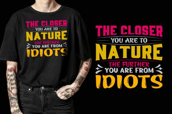 Nature Hiking T-shirt Design as a Creative and Commercial Asset