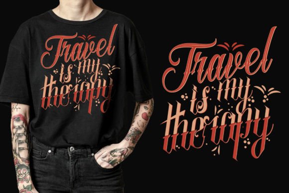 The Art and Utility of Travel Typography T Shirt Design Vector
