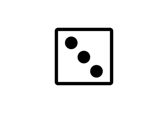 The Dice Number 3 Icon: A Versatile Graphic for Creative Projects