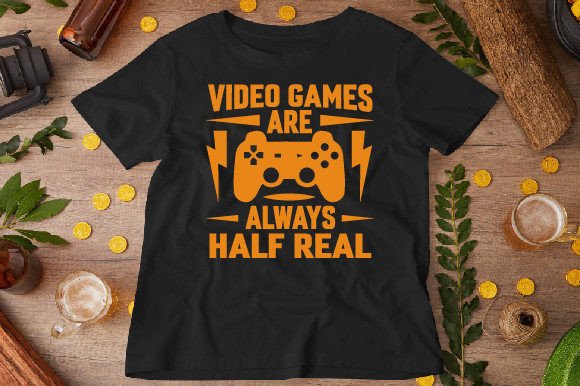 The Playful Power of a Gaming Typography T-Shirt
