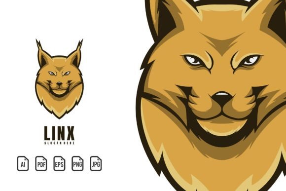 Unleash Your Creative Vision with the Linx Mascot Logo Template