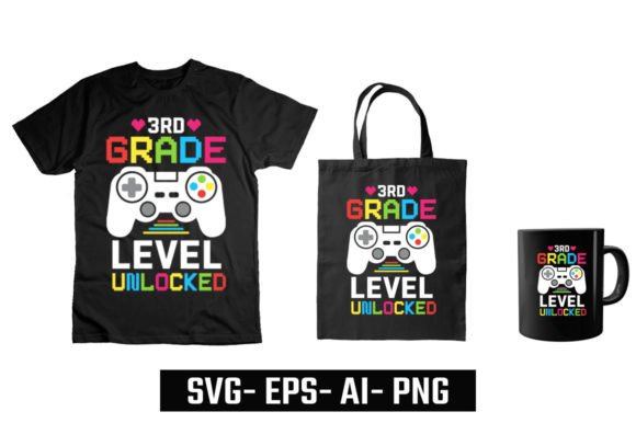 Unlock Your Creativity with the 3rd Grade Level Unlocked T-Shirt