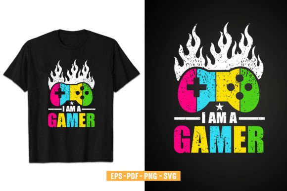 Unlocking Creativity with the I Am a Gamer Design Vector